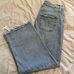 Wide leg jeans